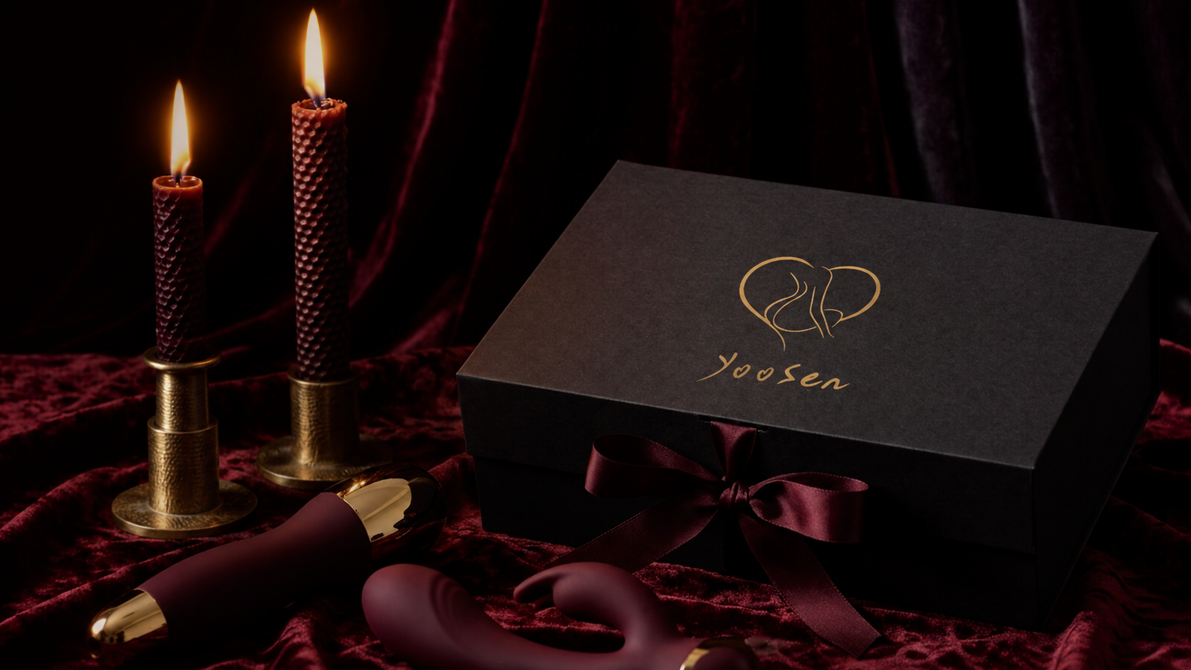 Velvet Desire Premium Collection Box and Intimacy Massagers