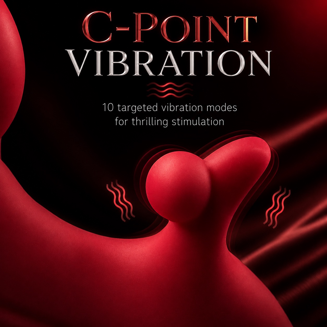 Helix Vibrating Couple's Ring View 2