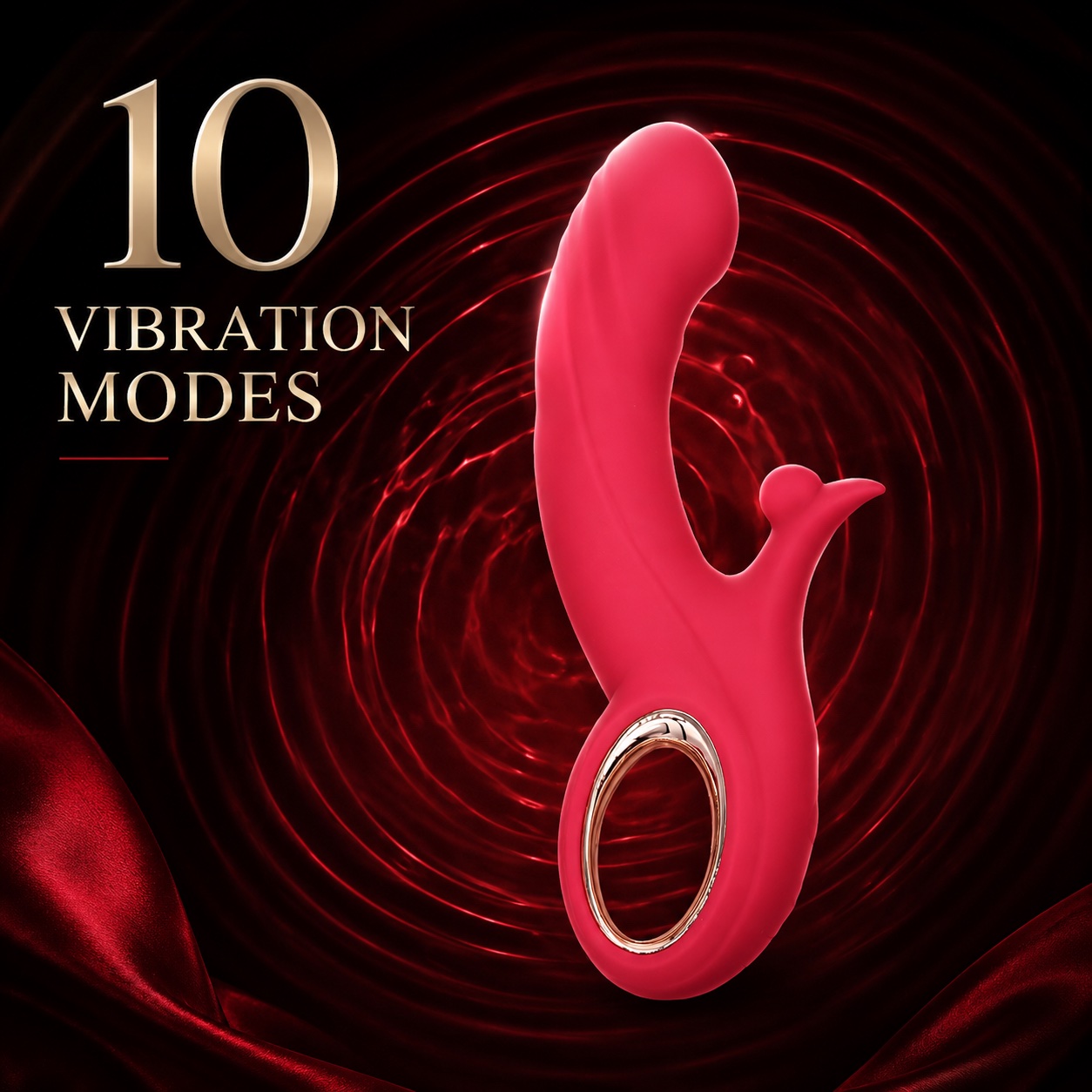 Helix Vibrating Couple's Ring View 4