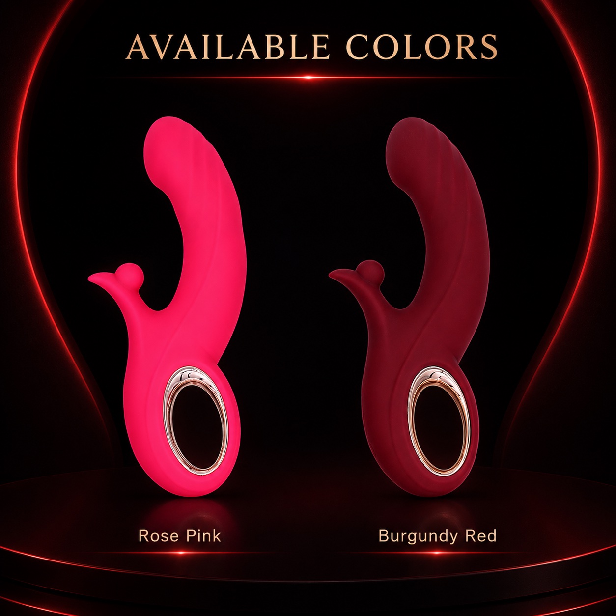 Helix Vibrating Couple's Ring View 5